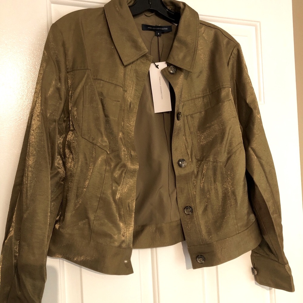 French Connection Cambie Shimmer Jacket